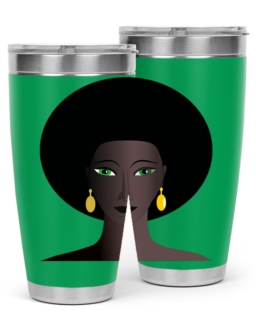 machovka black woman with green eyes 27#- women-girls- Tumbler