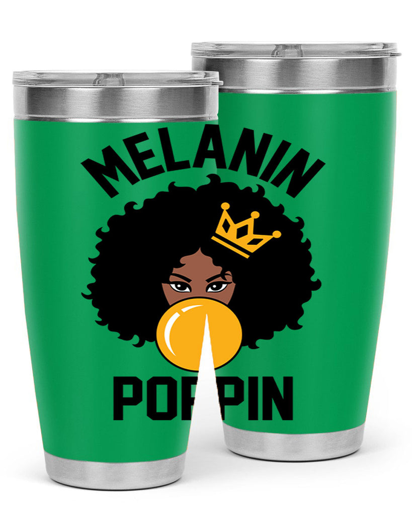melanin poppin afro girl 25#- women-girls- Tumbler