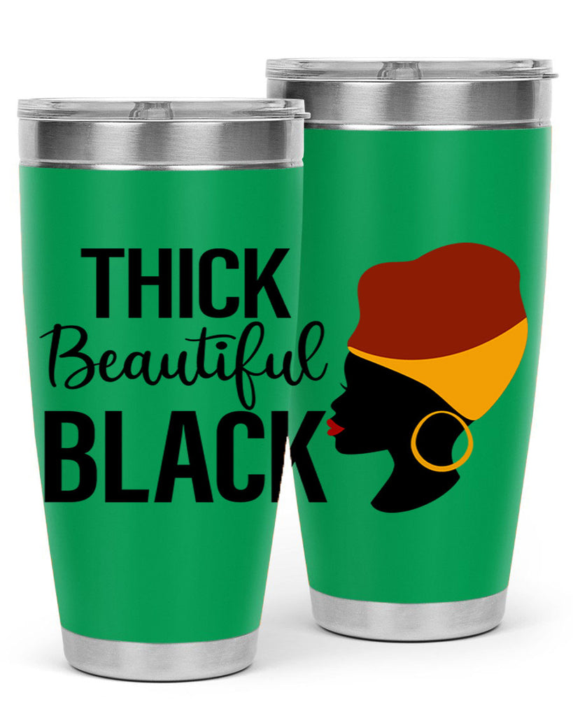thick beautiful black Style 4#- women-girls- Tumbler