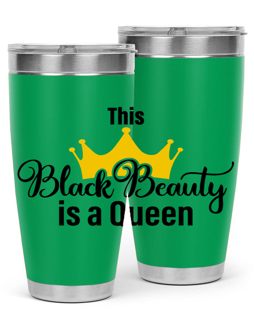 this black beauty is a queen Style 3#- women-girls- Tumbler