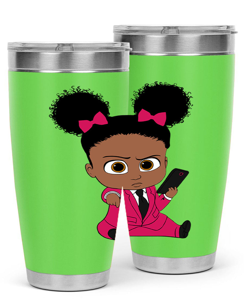 Black girl style 3#- women-girls- Tumbler