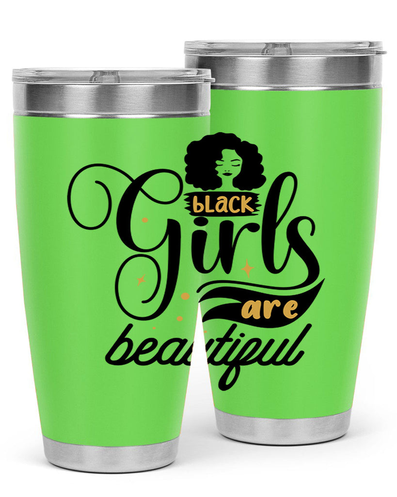 Black girls are beautiful Style 58#- women-girls- Tumbler