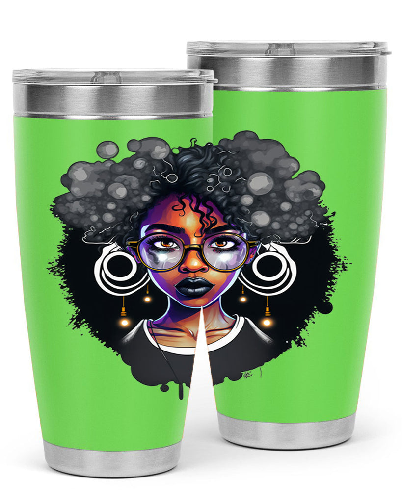 Sparkling Black Girl Design 10#- women-girls- Tumbler