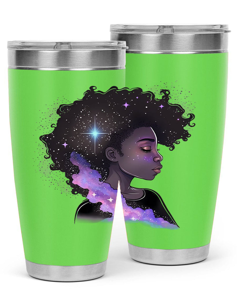 Sparkling Black Girl Design 4#- women-girls- Tumbler