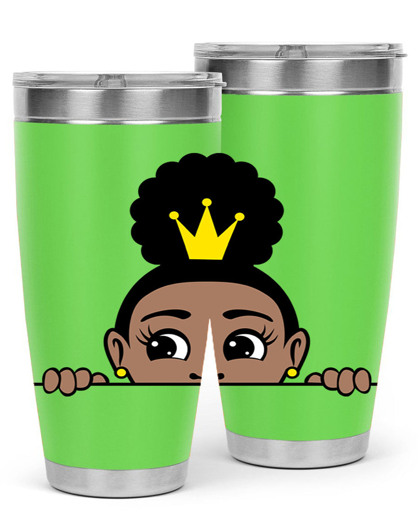 afro puff crown girl 2#- women-girls- Tumbler