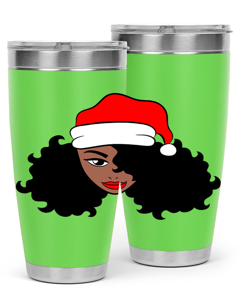 afro santa claus girl 71#- women-girls- Tumbler