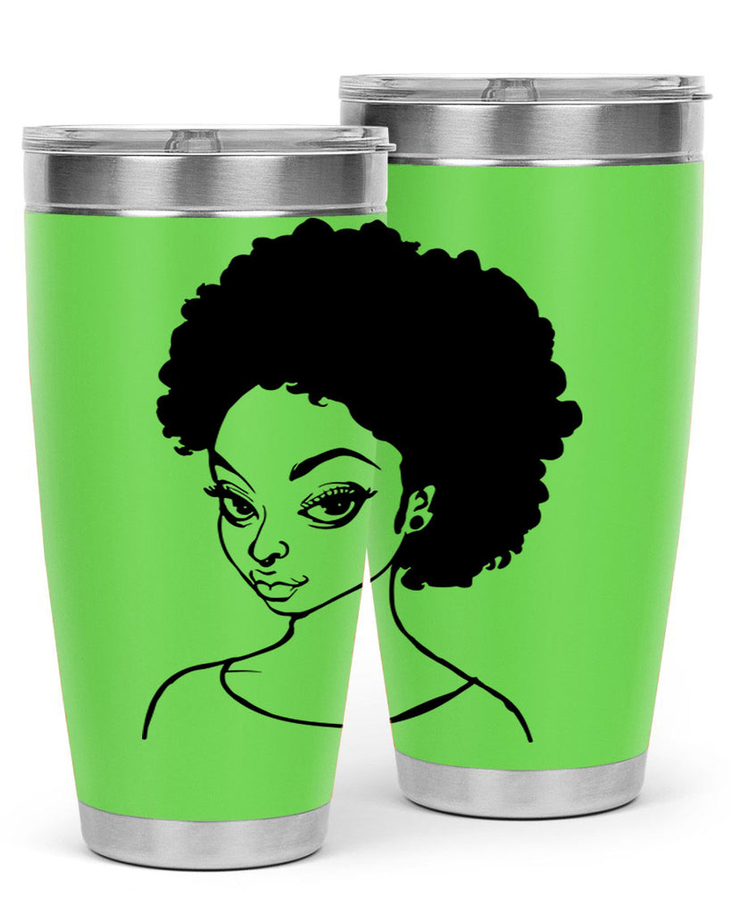 afro woman girl lady 68#- women-girls- Tumbler