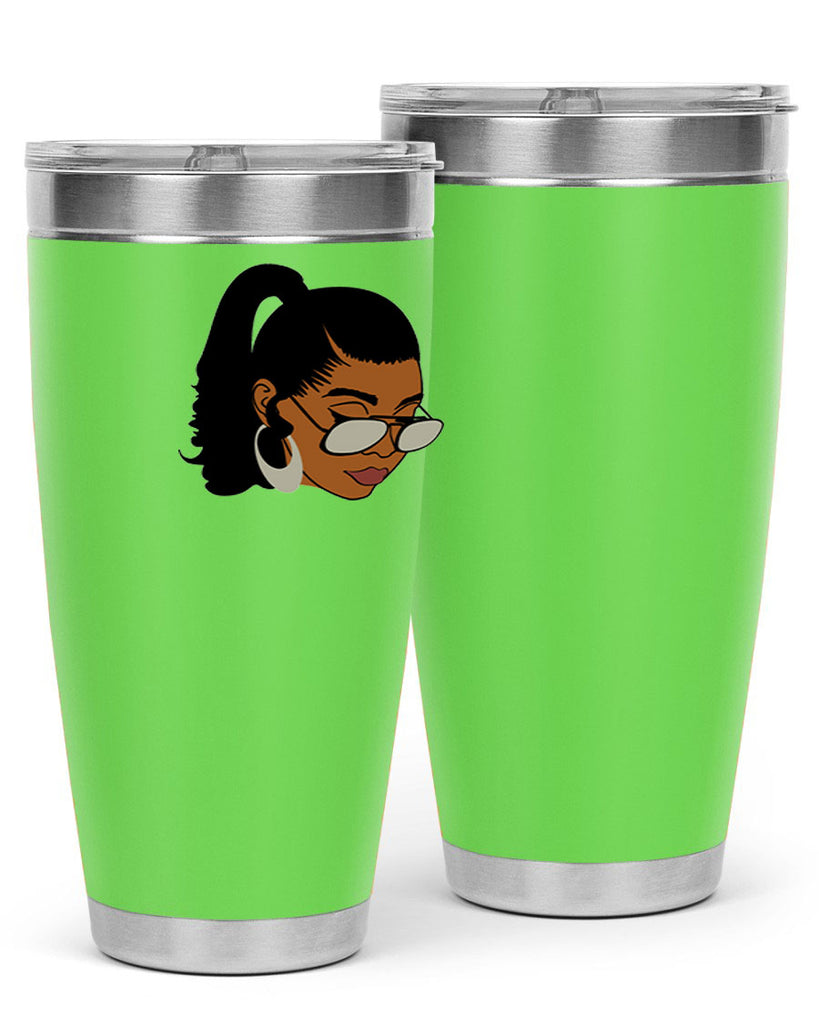 black afro 42#- women-girls- Tumbler