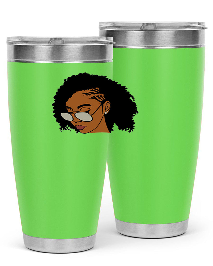 black afro 47#- women-girls- Tumbler