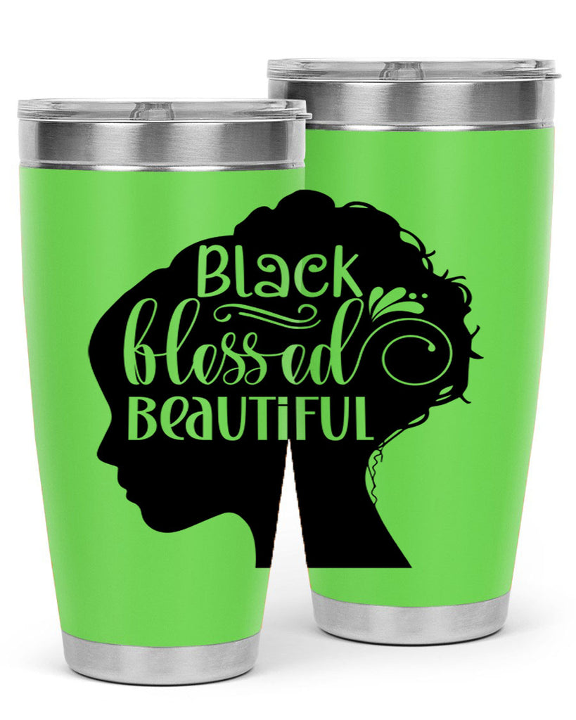 black blessed beautiful Style 62#- women-girls- Tumbler