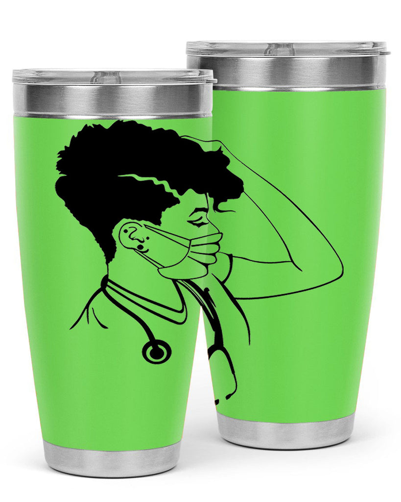 black nurse 3#- women-girls- Tumbler