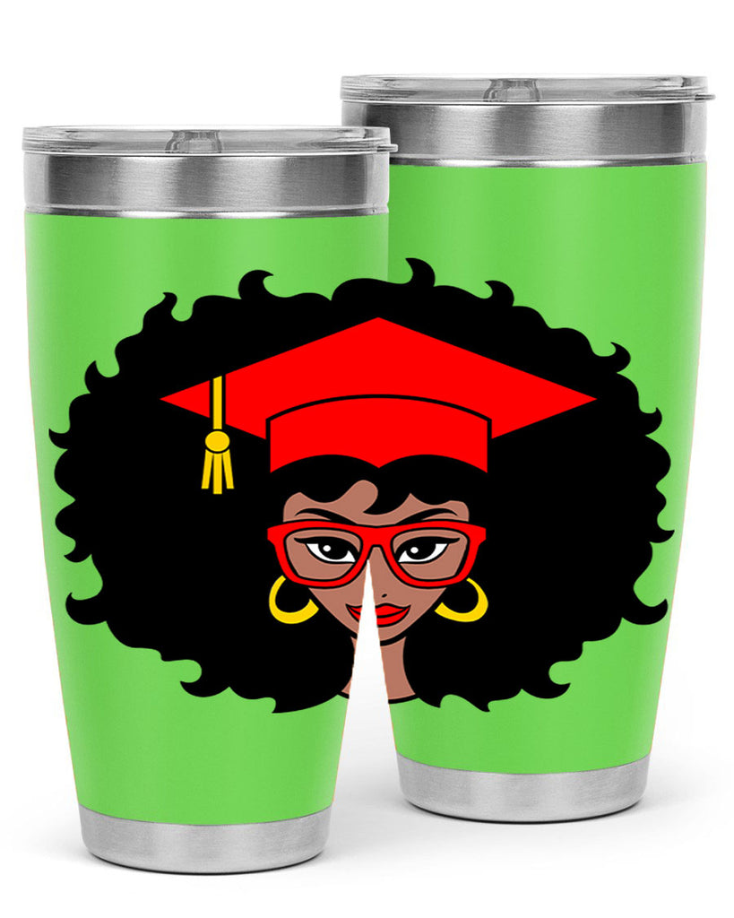 graduation black woman 32#- women-girls- Tumbler