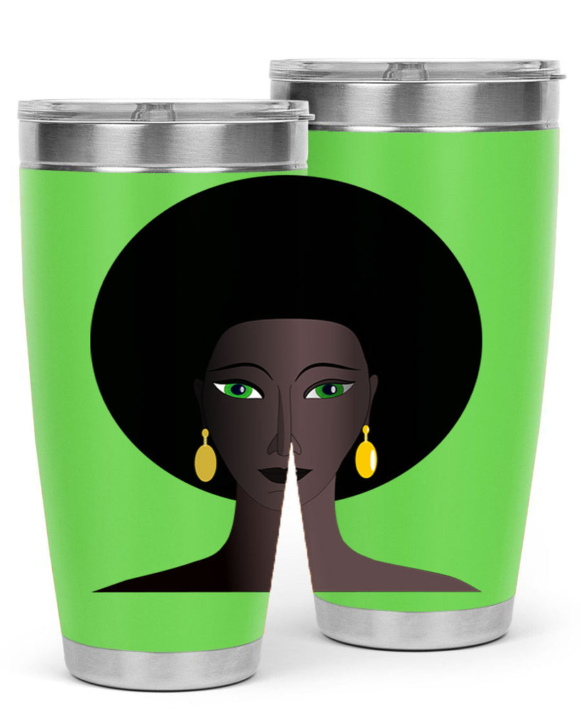 machovka black woman with green eyes 27#- women-girls- Tumbler