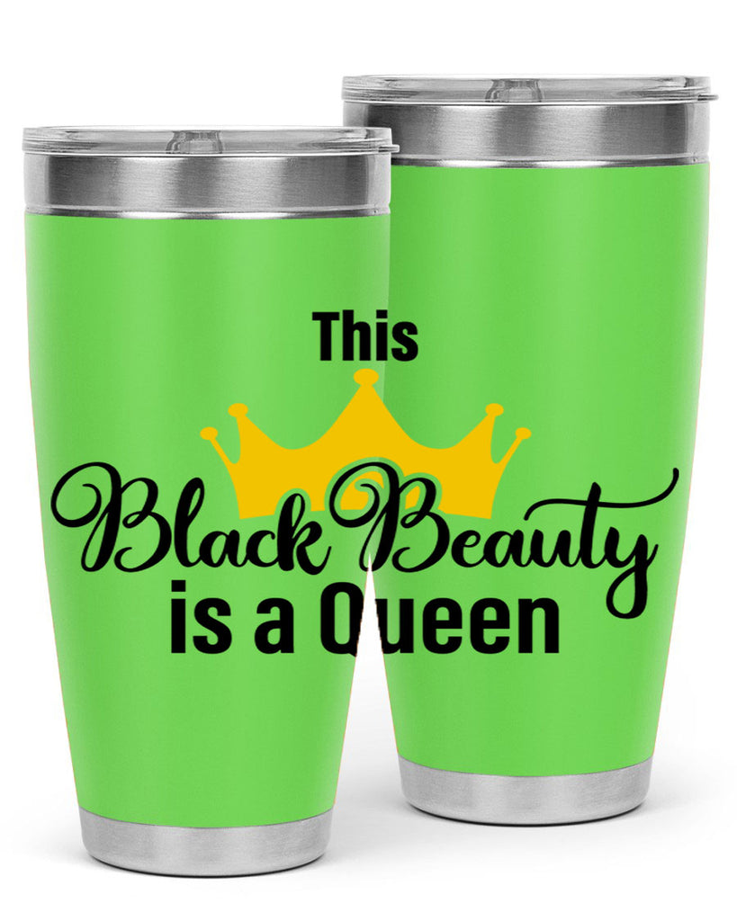 this black beauty is a queen Style 3#- women-girls- Tumbler