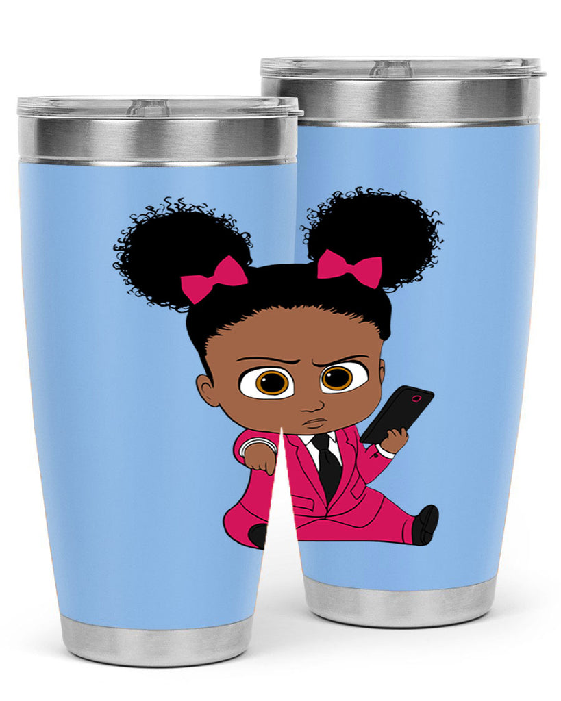 Black girl style 3#- women-girls- Tumbler