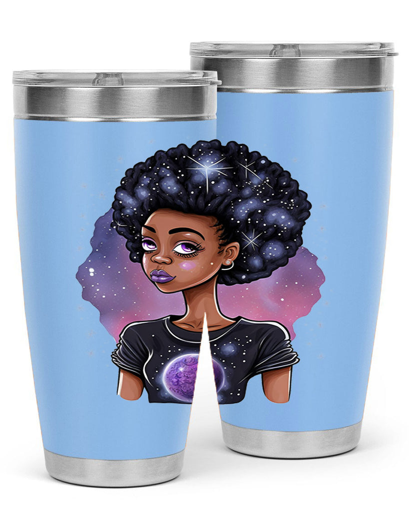 Sparkling Black Girl Design 11#- women-girls- Tumbler