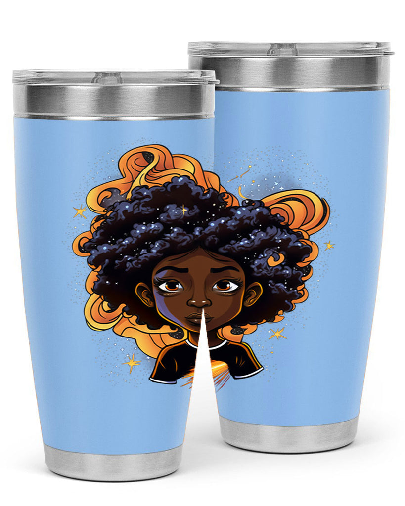 Sparkling Black Girl Design 12#- women-girls- Tumbler
