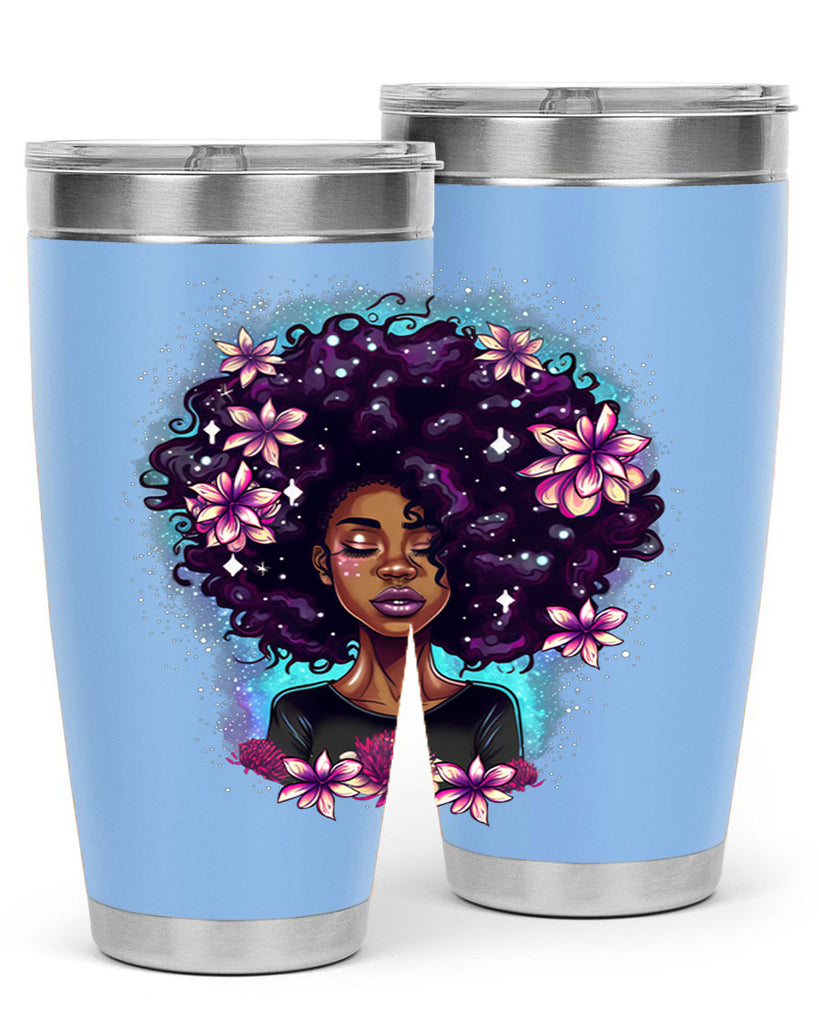 Sparkling Black Girl Design 3#- women-girls- Tumbler
