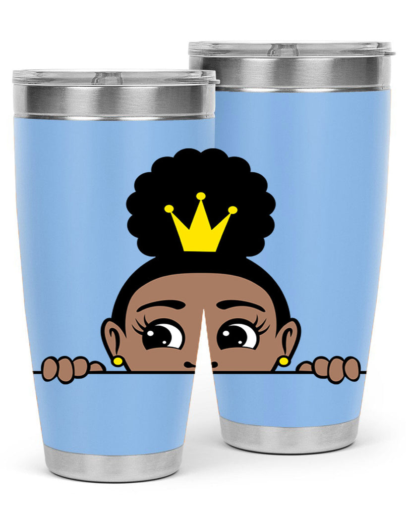 afro puff crown girl 2#- women-girls- Tumbler