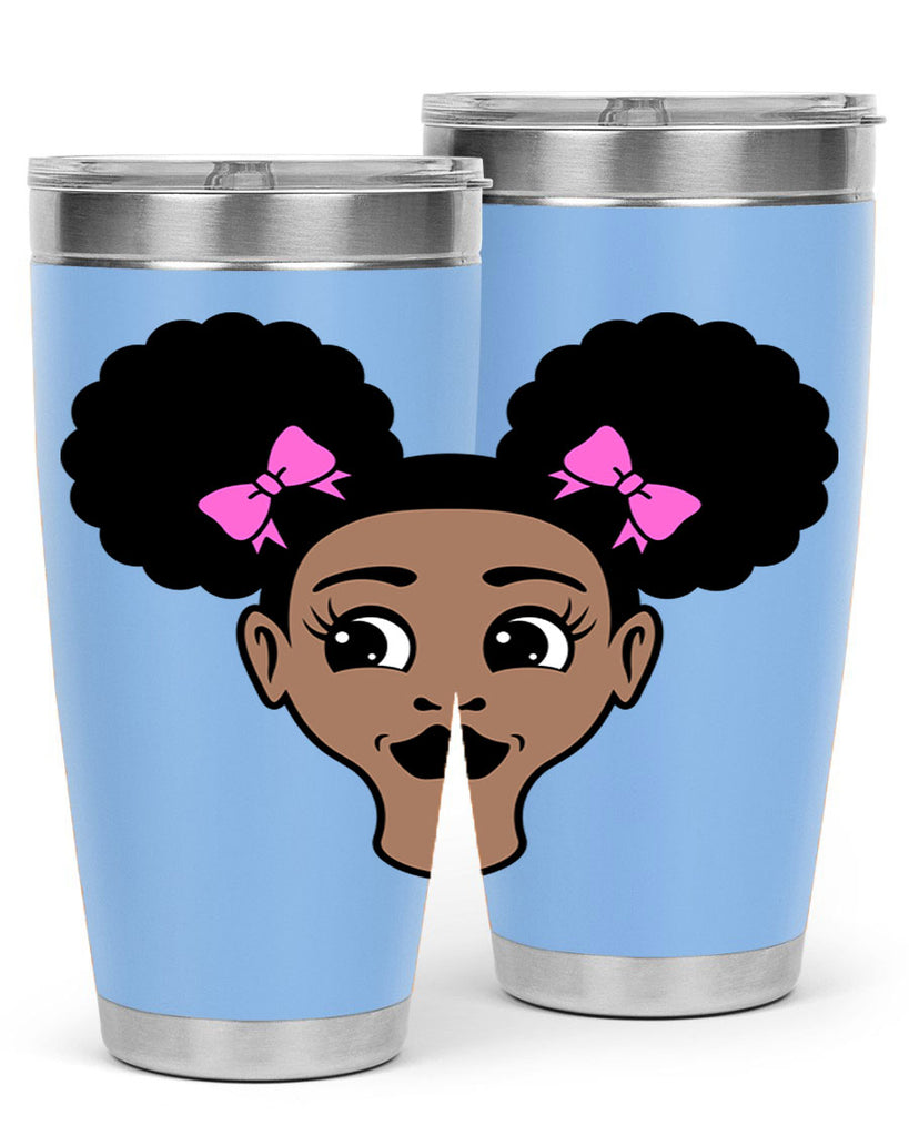 afro puffs girl 76#- women-girls- Tumbler