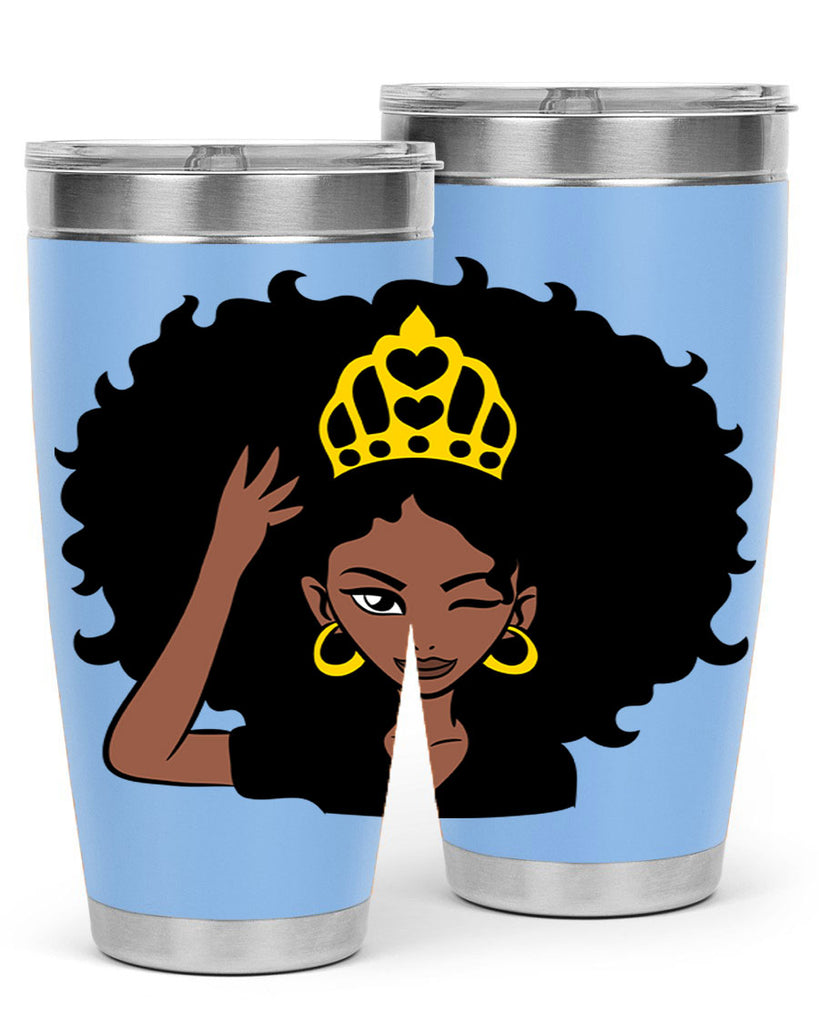 afro queen crown 72#- women-girls- Tumbler