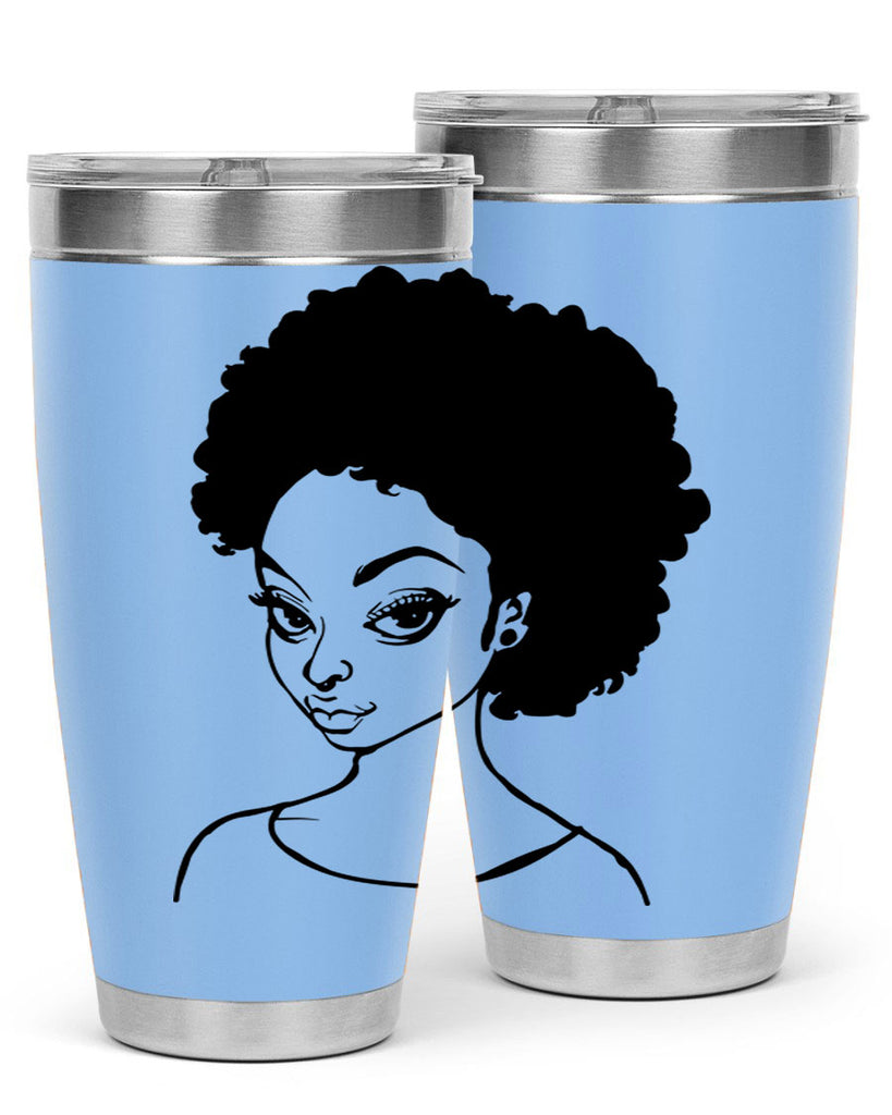 afro woman girl lady 68#- women-girls- Tumbler