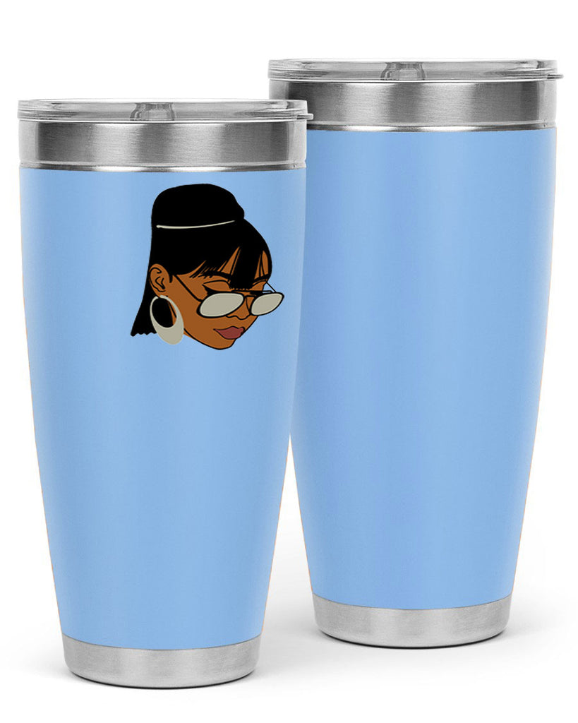 black afro 40#- women-girls- Tumbler