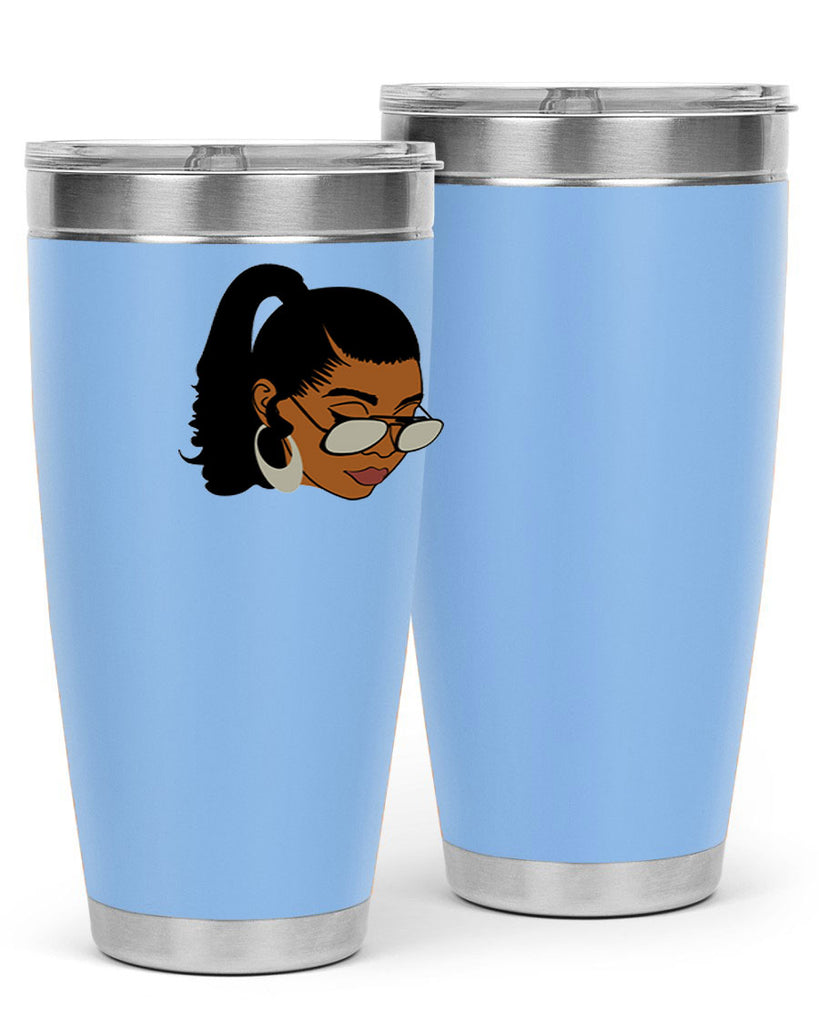 black afro 42#- women-girls- Tumbler