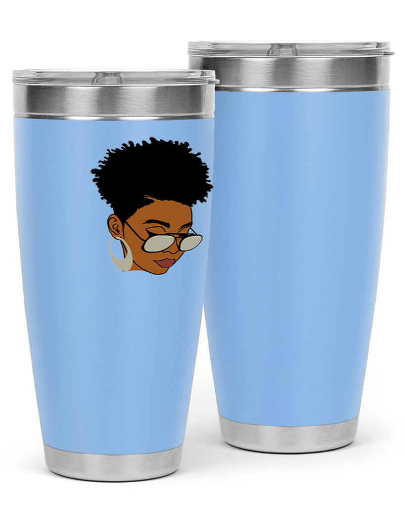 black afro 44#- women-girls- Tumbler