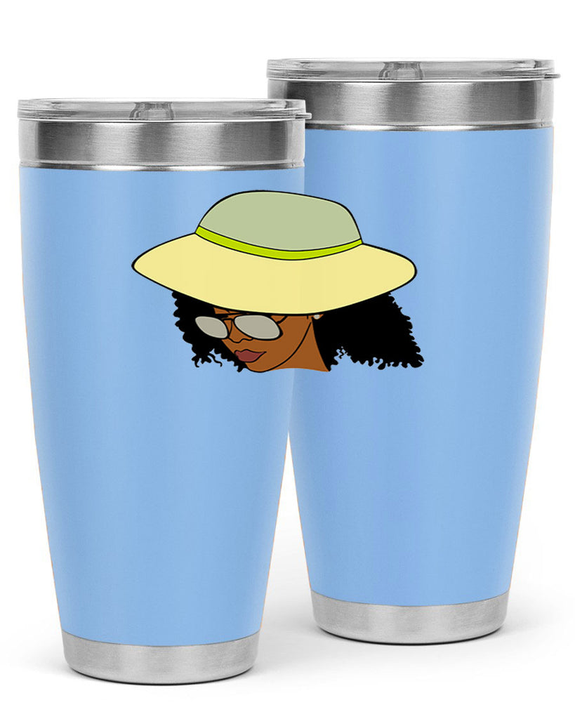 black afro 45#- women-girls- Tumbler