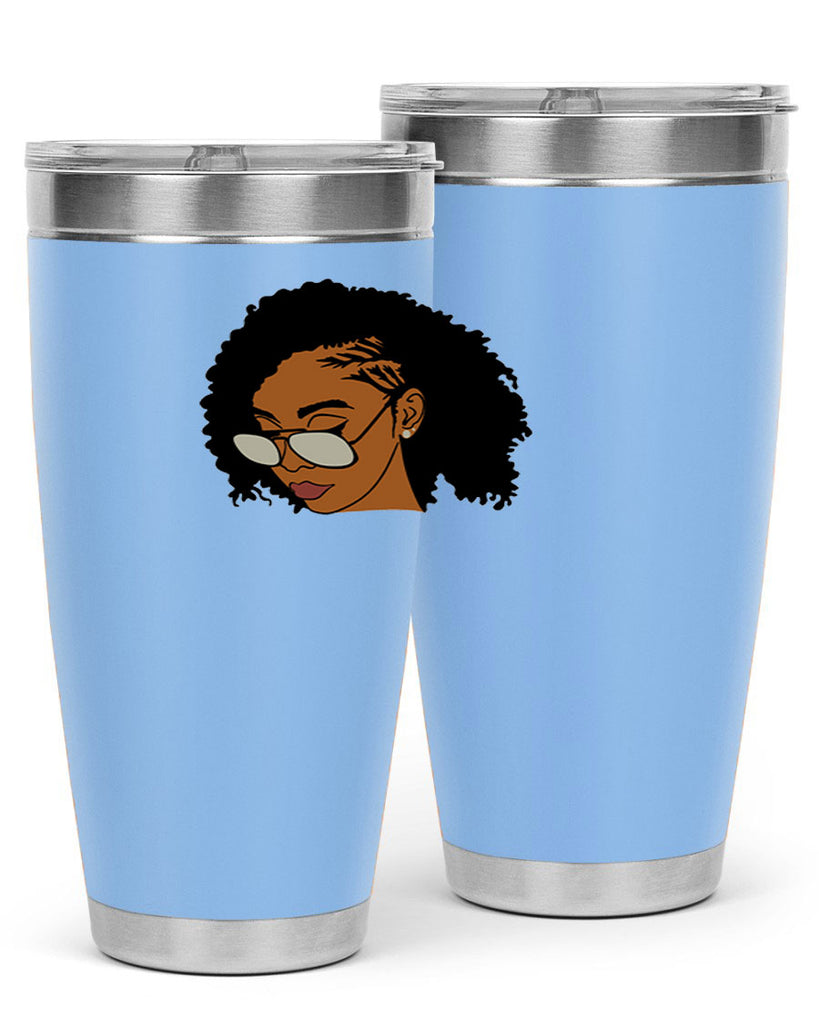black afro 47#- women-girls- Tumbler