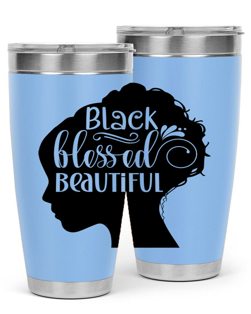 black blessed beautiful Style 62#- women-girls- Tumbler