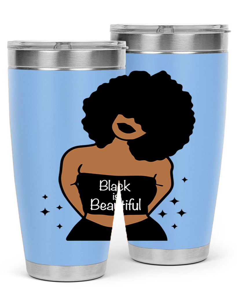 black is beautiful 16#- women-girls- Tumbler