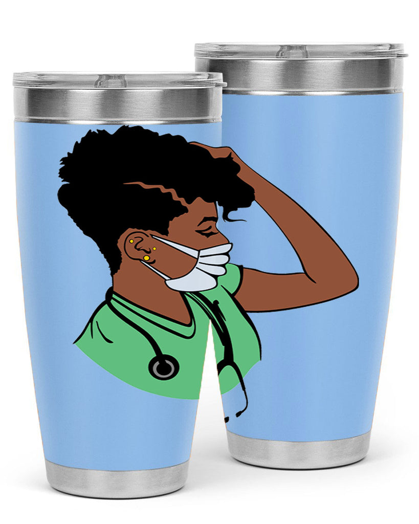 black nurse 2#- women-girls- Tumbler