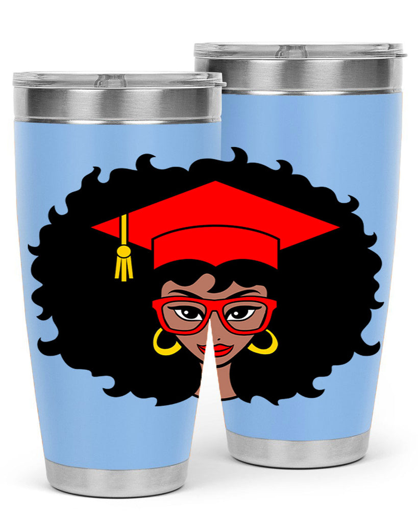 graduation black woman 32#- women-girls- Tumbler