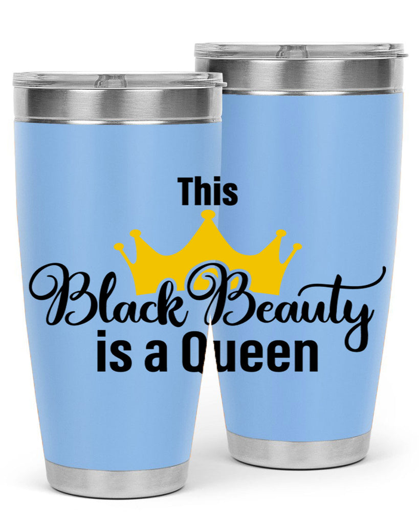 this black beauty is a queen Style 3#- women-girls- Tumbler