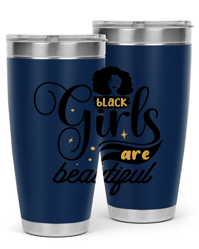 Black girls are beautiful Style 58#- women-girls- Tumbler