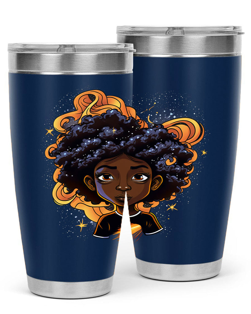 Sparkling Black Girl Design 12#- women-girls- Tumbler