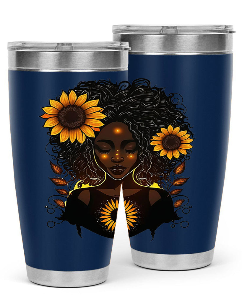 Sparkling Black Girl Design 13#- women-girls- Tumbler