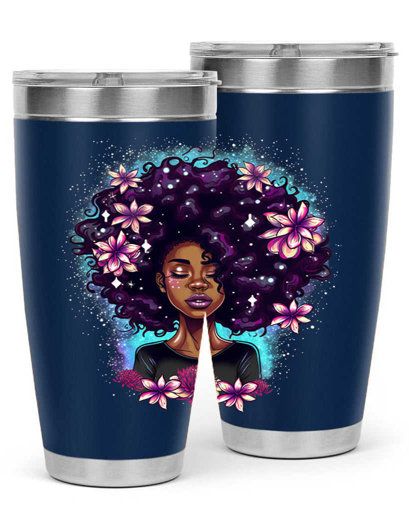 Sparkling Black Girl Design 3#- women-girls- Tumbler
