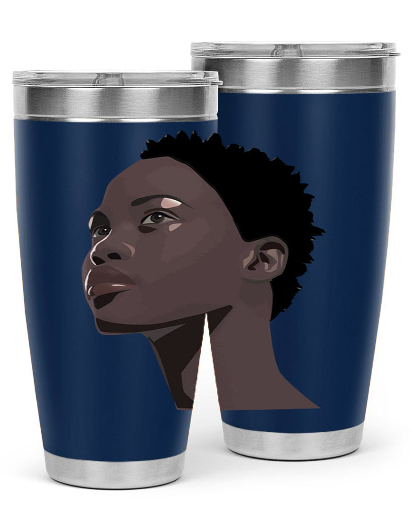 african woman portrait 88#- women-girls- Tumbler