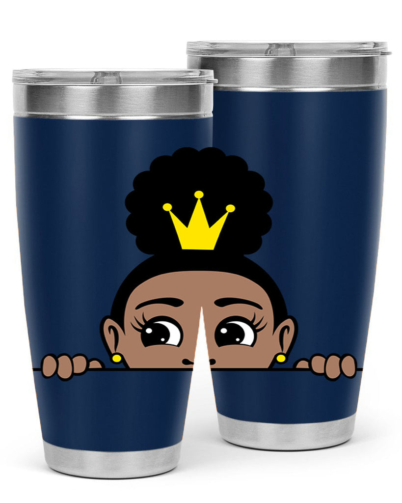 afro puff crown girl 2#- women-girls- Tumbler