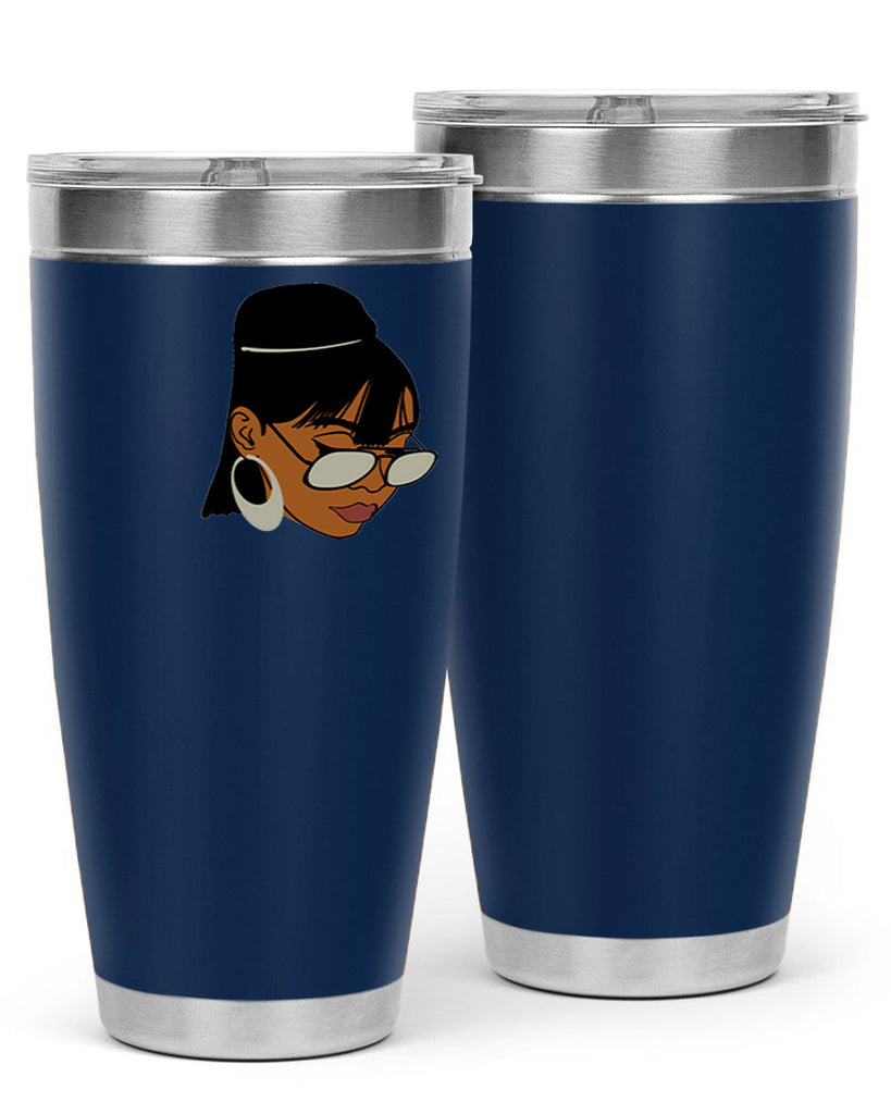 black afro 40#- women-girls- Tumbler