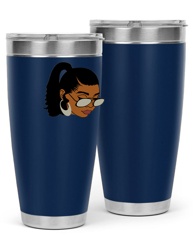 black afro 42#- women-girls- Tumbler