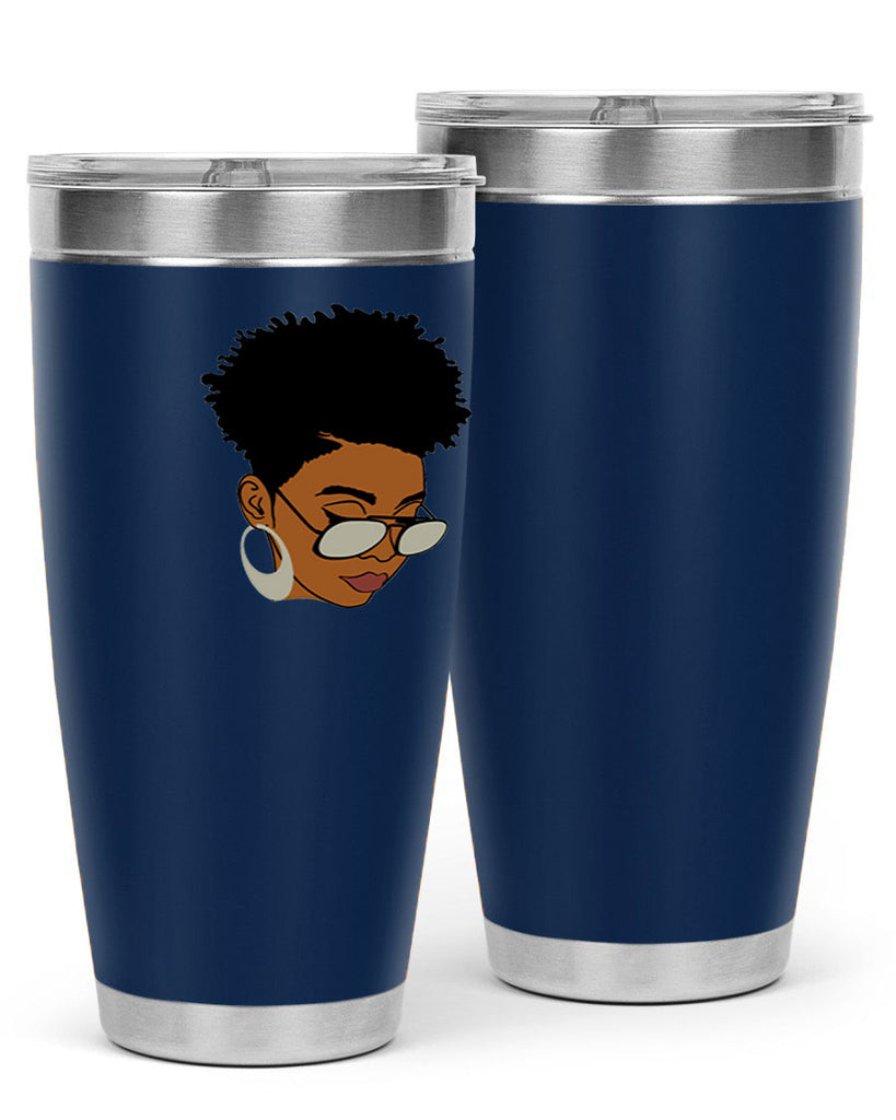black afro 44#- women-girls- Tumbler