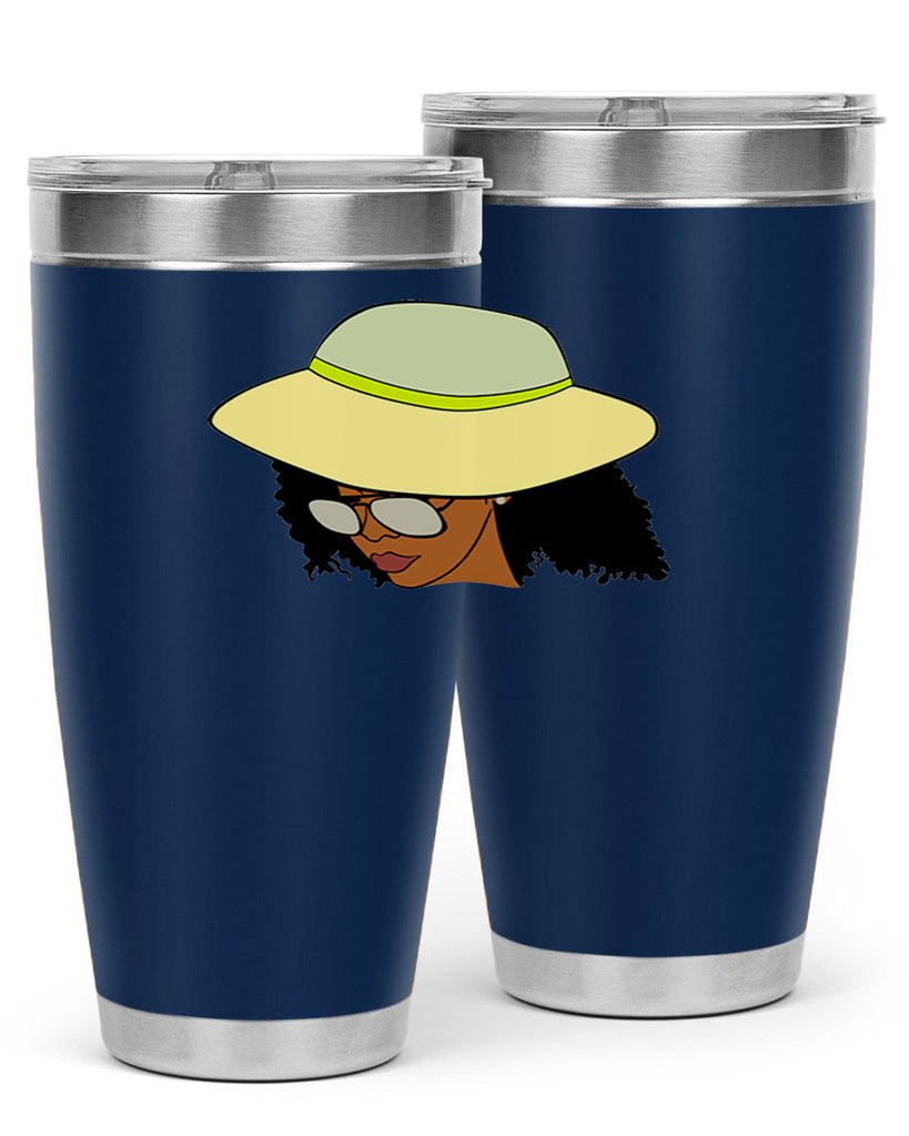 black afro 45#- women-girls- Tumbler