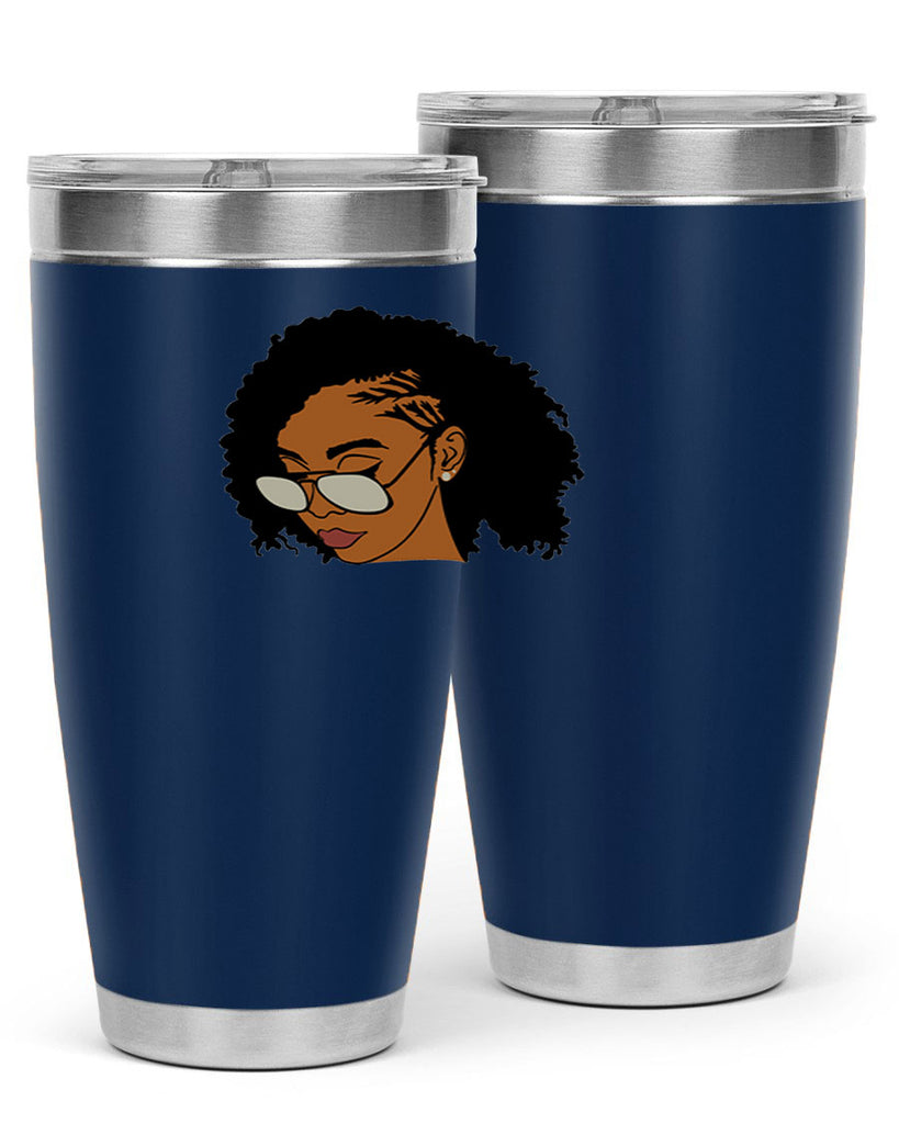 black afro 47#- women-girls- Tumbler