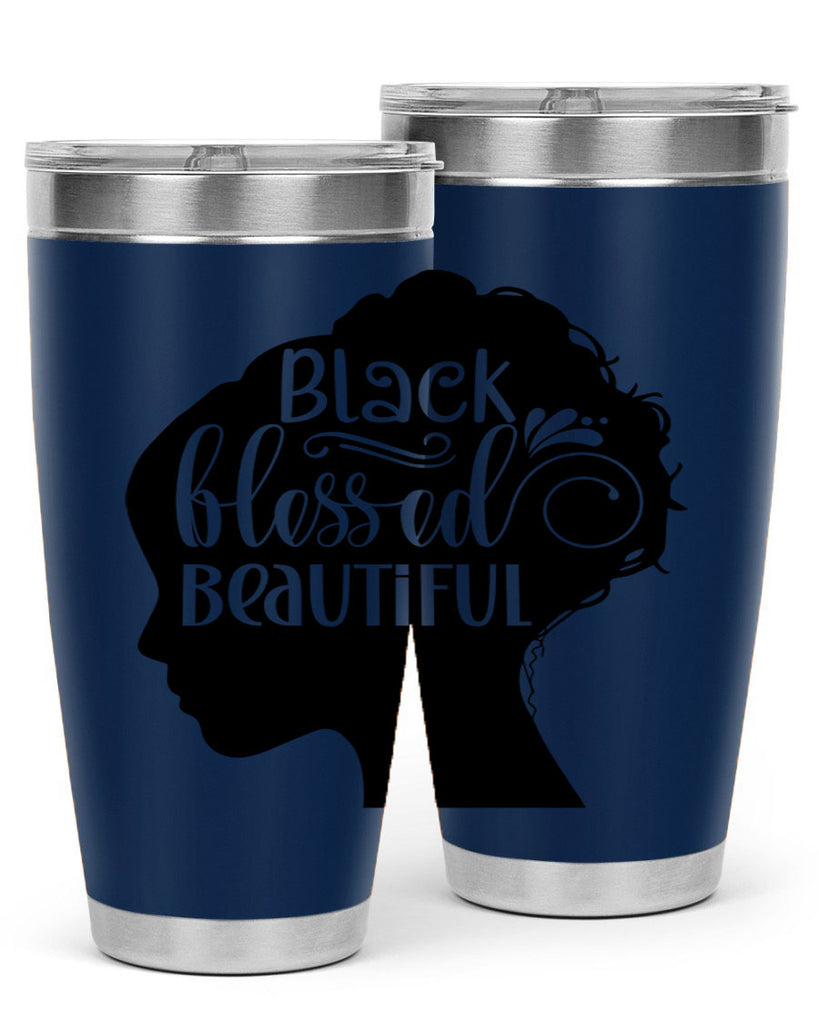 black blessed beautiful Style 62#- women-girls- Tumbler