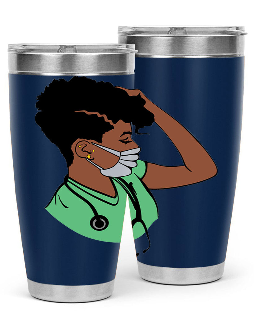black nurse 2#- women-girls- Tumbler