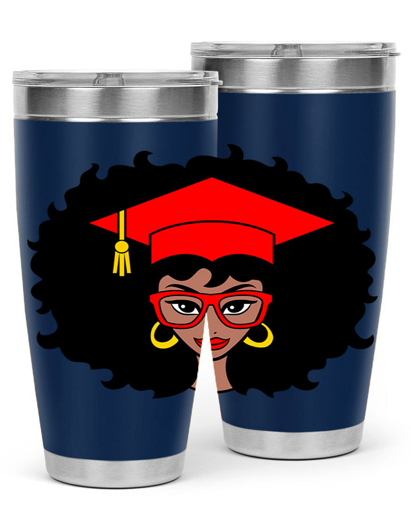 graduation black woman 32#- women-girls- Tumbler